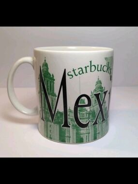 Starbucks Mexico City Collectors Series Coffee Cup Mug 18 fl oz. 2006
